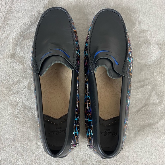 Robert Graham Sunbury Mens Driving Loafer Size 12 Black Leather Slip On Shoe NEW - Picture 10 of 12